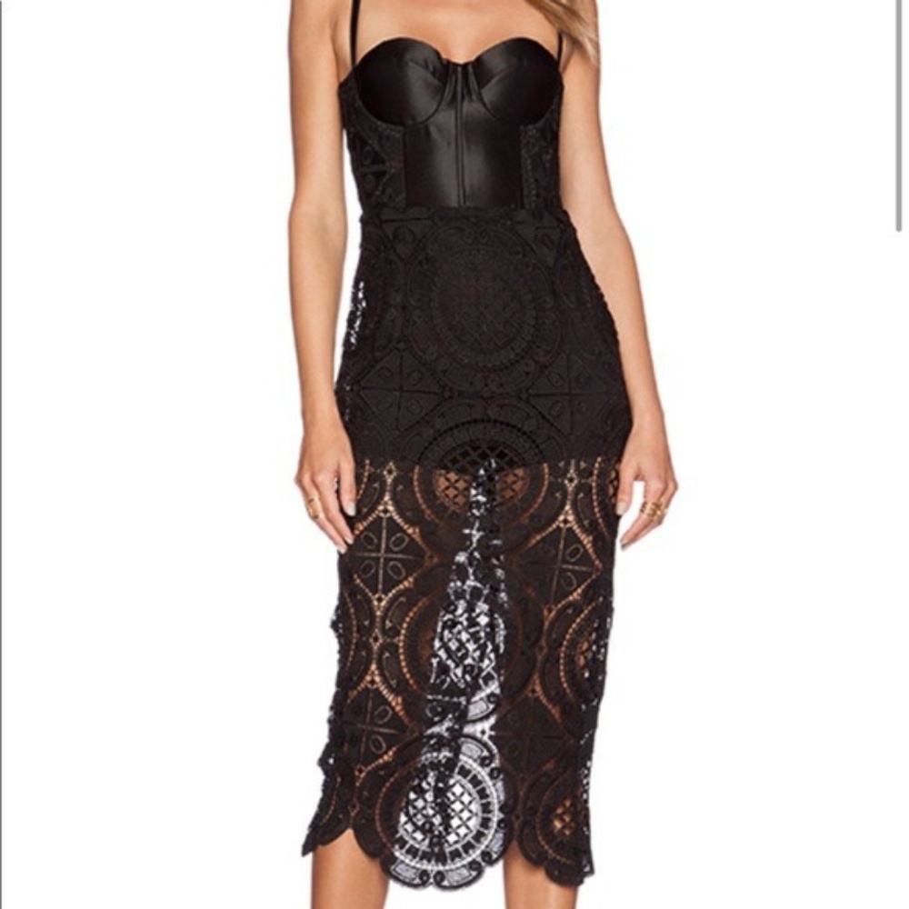 FLORA CROCHET MISHA COLLECTION DRESS (ORIG: $365)